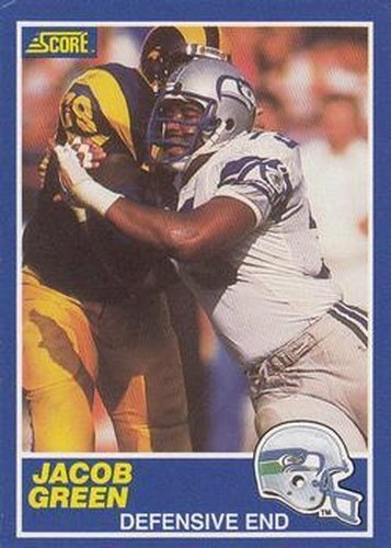 #107 Jacob Green - Seattle Seahawks - 1989 Score Football