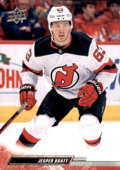 #107 Jesper Bratt - New Jersey Devils - 2022-23 Upper Deck Hockey