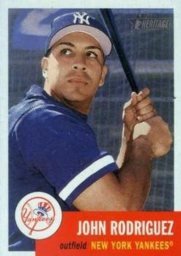 #107 John Rodriguez - New York Yankees - 2002 Topps Heritage Baseball