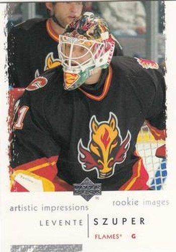 #107 Levente Szuper - Calgary Flames - 2002-03 UD Artistic Impressions Hockey