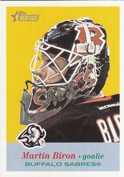 #107 Martin Biron - Buffalo Sabres - 2001-02 Topps Heritage Hockey