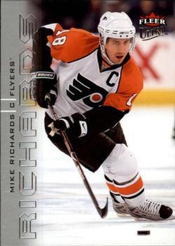 #107 Mike Richards - Philadelphia Flyers - 2009-10 Ultra Hockey