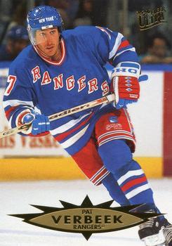 #107 Pat Verbeek - New York Rangers - 1995-96 Ultra Hockey