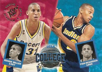 #107 Pooh Richardson / Reggie Miller - Indiana Pacers - 1994-95 Stadium Club Basketball