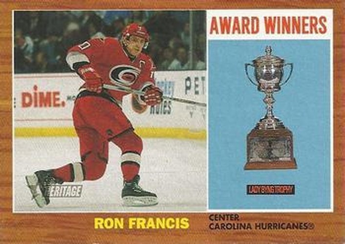 #107 Ron Francis - Carolina Hurricanes - 2002-03 Topps Heritage Hockey