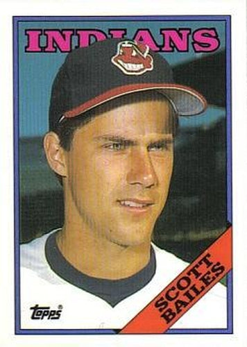 #107 Scott Bailes - Cleveland Indians - 1988 Topps Baseball