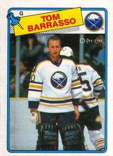 #107 Tom Barrasso - Buffalo Sabres - 1988-89 O-Pee-Chee Hockey