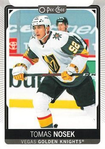#107 Tomas Nosek - Vegas Golden Knights - 2021-22 O-Pee-Chee Hockey