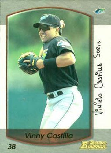 #107 Vinny Castilla - Tampa Bay Devil Rays - 2000 Bowman Baseball