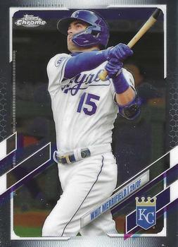 #107 Whit Merrifield - Kansas City Royals - 2021 Topps Chrome Baseball