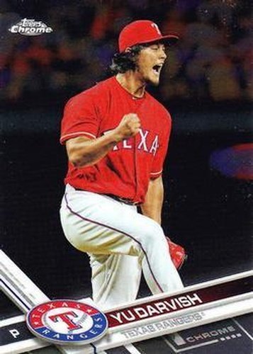#107 Yu Darvish - Texas Rangers - 2017 Topps Chrome Baseball