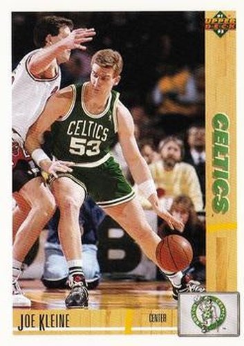 #107 Joe Kleine - Boston Celtics - 1991-92 Upper Deck Basketball