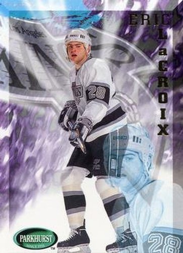 #107 Eric LaCroix - Los Angeles Kings - 1995-96 Parkhurst International Hockey