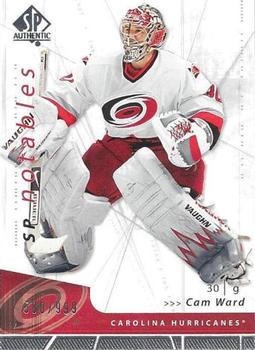 #107 Cam Ward - Carolina Hurricanes - 2006-07 SP Authentic Hockey