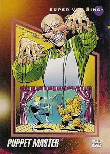 #107 Puppet Master - 1992 Impel Marvel Universe
