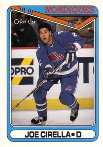 #107 Joe Cirella - Quebec Nordiques - 1990-91 O-Pee-Chee Hockey