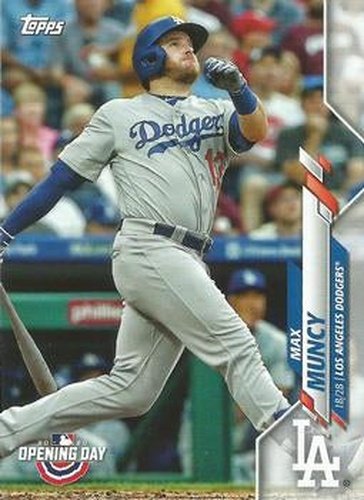 #107 Max Muncy - Los Angeles Dodgers - 2020 Topps Opening Day Baseball