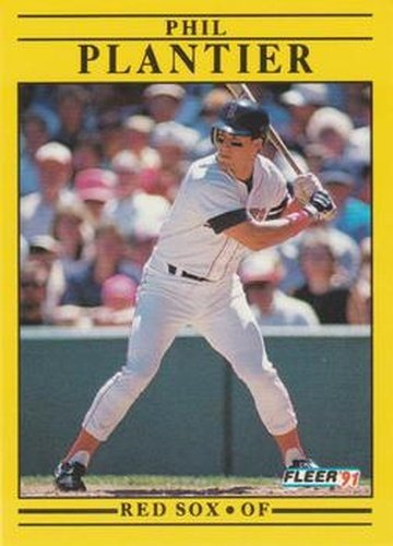 #107 Phil Plantier - Boston Red Sox - 1991 Fleer Baseball