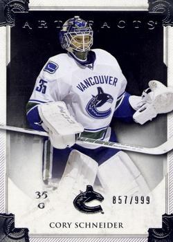#107 Cory Schneider - Vancouver Canucks - 2013-14 Upper Deck Artifacts Hockey