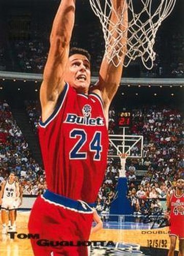 #107 Tom Gugliotta - Washington Bullets - 1993-94 Stadium Club Basketball