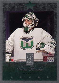 #107 Sean Burke - Hartford Whalers - 1995-96 Donruss Elite Hockey
