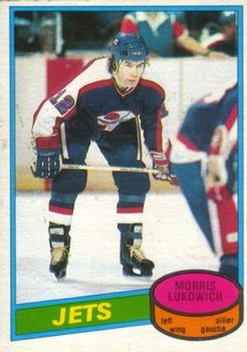 #107 Morris Lukowich - Winnipeg Jets - 1980-81 O-Pee-Chee Hockey