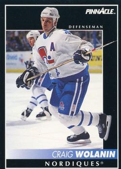 #107 Craig Wolanin - Quebec Nordiques - 1992-93 Pinnacle Canadian Hockey