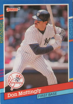 #107 Don Mattingly - New York Yankees - 1991 Donruss Baseball