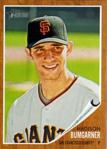 #107 Madison Bumgarner - San Francisco Giants - 2011 Topps Heritage Baseball
