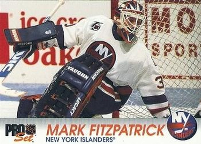 #107 Mark Fitzpatrick - New York Islanders - 1992-93 Pro Set Hockey