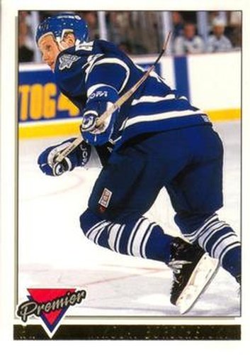 #107 Nikolai Borschevsky - Toronto Maple Leafs - 1993-94 O-Pee-Chee Premier Hockey - Gold