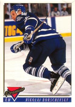 #107 Nikolai Borschevsky - Toronto Maple Leafs - 1993-94 O-Pee-Chee Premier Hockey