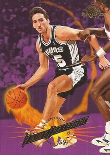 #107 Vinny Del Negro - San Antonio Spurs - 1995-96 SkyBox Premium Basketball