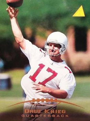 #107 Dave Krieg - Arizona Cardinals - 1995 Pinnacle Football
