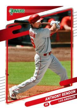 #107 Anthony Rendon - Los Angeles Angels - 2021 Donruss Baseball