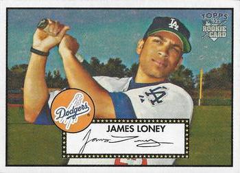 #107 James Loney - Los Angeles Dodgers - 2006 Topps 1952 Edition Baseball