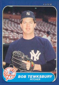 #U-111 Bob Tewksbury - New York Yankees - 1986 Fleer Update Baseball
