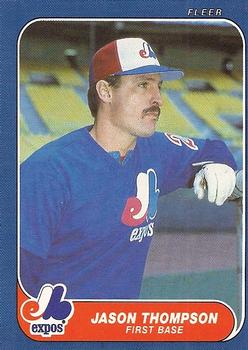 #U-113 Jason Thompson - Montreal Expos - 1986 Fleer Update Baseball