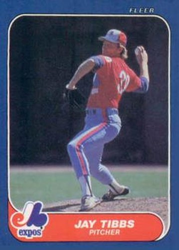 #U-116 Jay Tibbs - Montreal Expos - 1986 Fleer Update Baseball