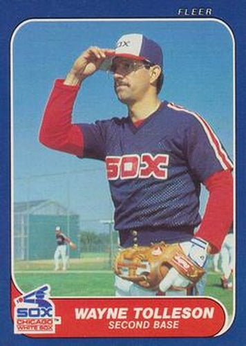 #U-118 Wayne Tolleson - Chicago White Sox - 1986 Fleer Update Baseball