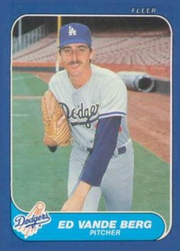 #U-121 Ed Vande Berg - Los Angeles Dodgers - 1986 Fleer Update Baseball