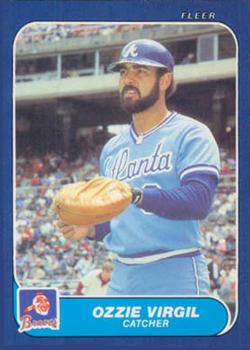 #U-122 Ozzie Virgil - Atlanta Braves - 1986 Fleer Update Baseball