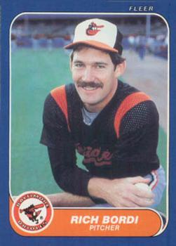 #U-16 Rich Bordi - Baltimore Orioles - 1986 Fleer Update Baseball