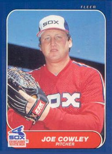 #U-31 Joe Cowley - Chicago White Sox - 1986 Fleer Update Baseball