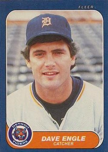 #U-39 Dave Engle - Detroit Tigers - 1986 Fleer Update Baseball