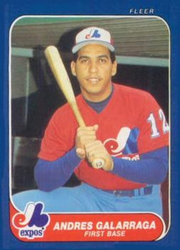 #U-44 Andres Galarraga - Montreal Expos - 1986 Fleer Update Baseball