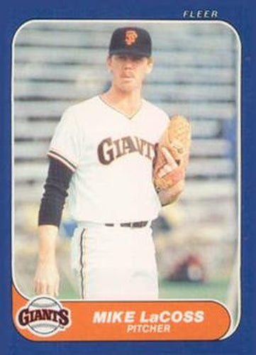 #U-62 Mike LaCoss - San Francisco Giants - 1986 Fleer Update Baseball
