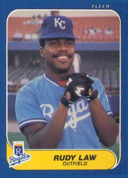 #U-66 Rudy Law - Kansas City Royals - 1986 Fleer Update Baseball