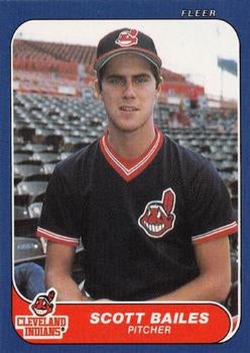 #U-6 Scott Bailes - Cleveland Indians - 1986 Fleer Update Baseball