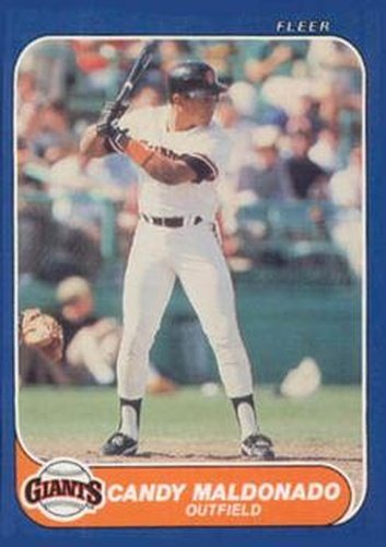 #U-71 Candy Maldonado - San Francisco Giants - 1986 Fleer Update Baseball